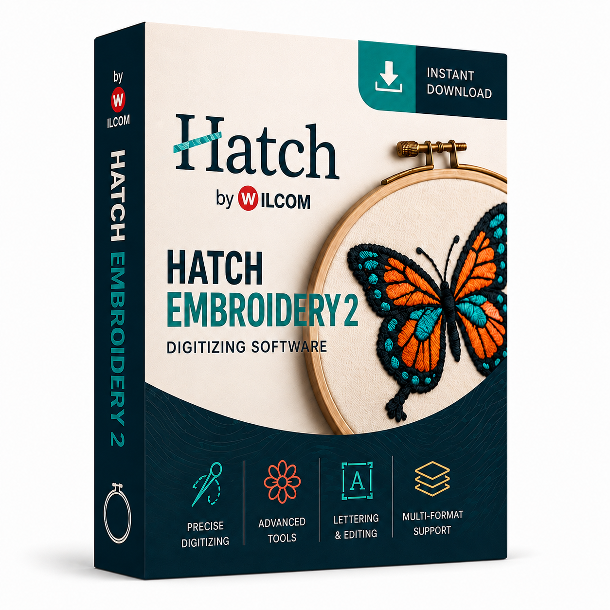 Hatch 2 Embroidery Software Lifetime License (Instant Download)